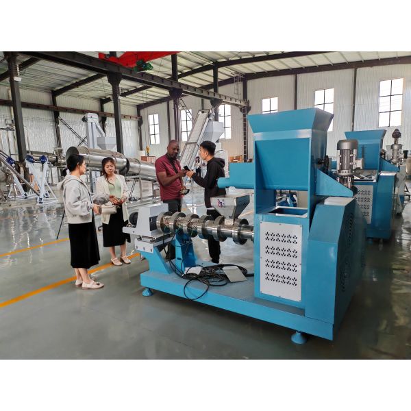 500kg/h fish feed pellet machine fish feed pelleting machine floating fish feed pellet machine wet pet food production line for low price