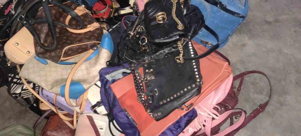 Multicolored Leather Second Hand Luxury Bags Lady'S Satchel Rucksacks