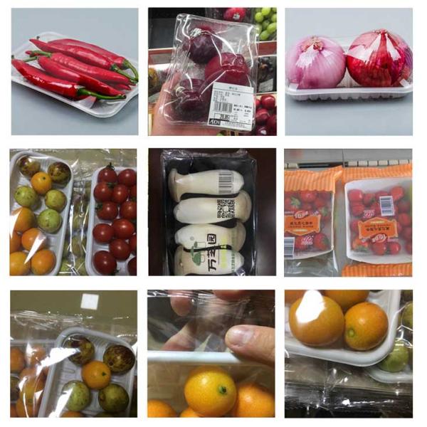 PLC Control Fruit Vegetable Packing Machine 20 - 80bag/min