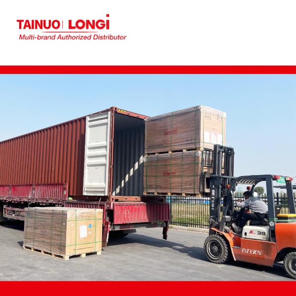Single Glass A Grade PV Panel Solar For Solar Plant Tech Longi Himo X6 Solar Power Panel
