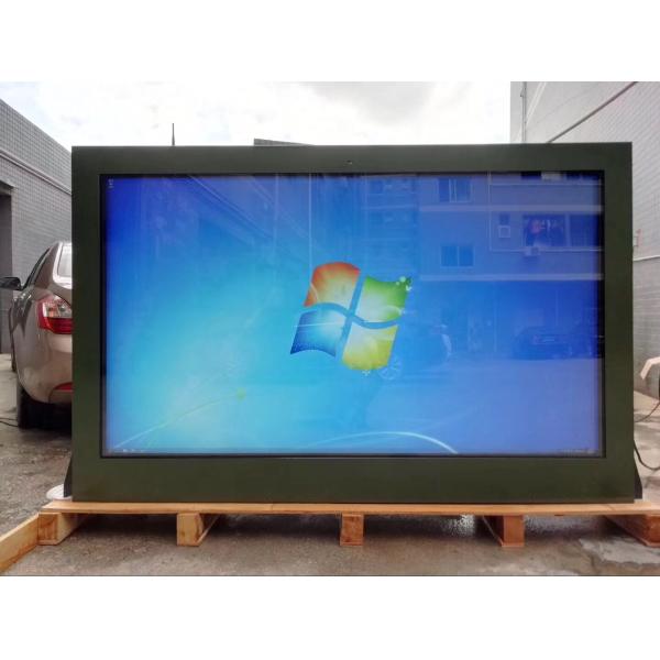 На открытом воздухе киоск экрана ландшафта монитора 65inch 55inch 43inch приложения ТВ меню цифров стойки пола