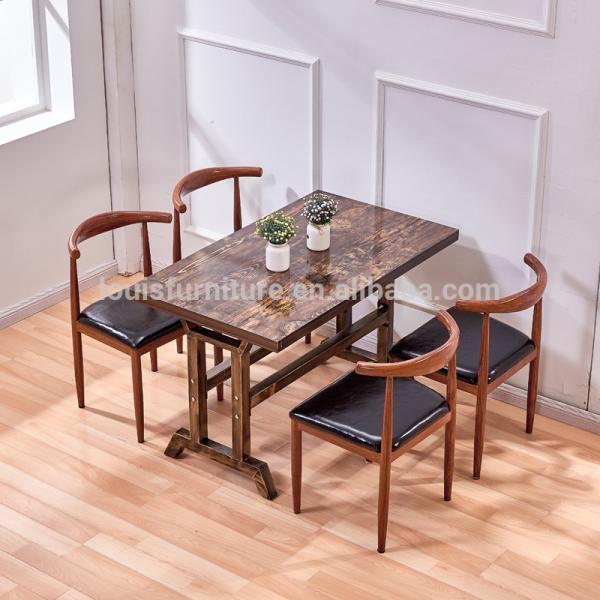 Commercial Modern Metal Dining Chairs , Dining Table Chairs Metal Legs