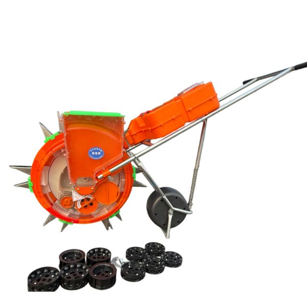 Manual Planter and Fertilizer for Peanut Farm Dual-Chamber Hand Push