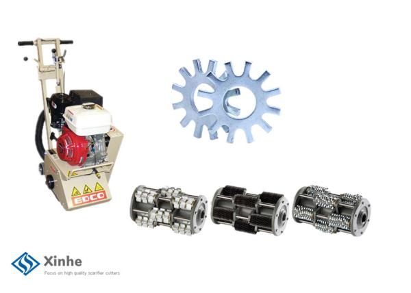 Coupeurs en acier ronds de scarificateur de carbure de cylindre fraisant avec la dureté 46-55 HRC