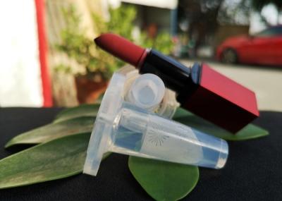 Mão simples do silicone transparente alto de cristal do molde do batom com próprio logotipo