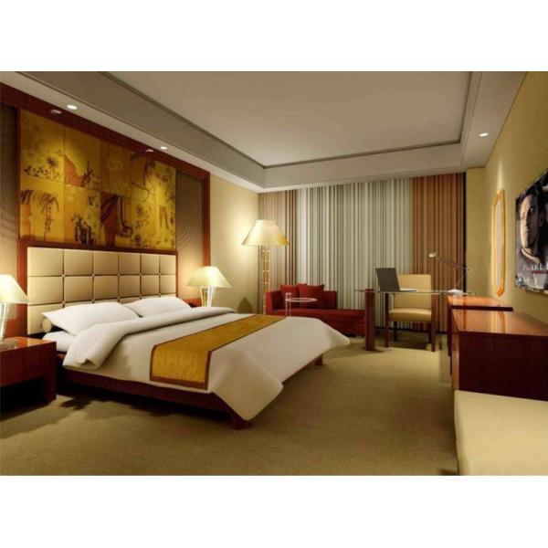 Wood Hotel and Luxury Apartment Furniture,Upholstery Bed,Headboard,Mattress,TV