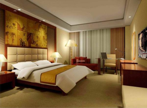 Wood Hotel and Luxury Apartment Furniture,Upholstery Bed,Headboard,Mattress,TV stand,Luaage Table,Desk,Mini Cabinet