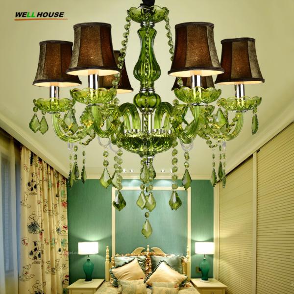 Green crystal chandelier Kitchen Dining room Lighting Fixtures (WH-CY-51)