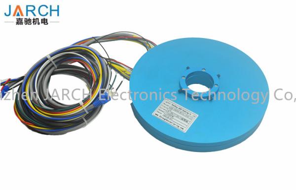 Rotary table Gold - Gold contacts Pancake Slip Ring 22# silver plated copper