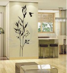 Large Wall Flower Stickers G183 / Decorative Wall Stickers