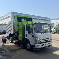 10 cbm Isuzu KV600 130hp Eu 5 moteur camion de nettoyage de rue pour le jetteur routier haute pression