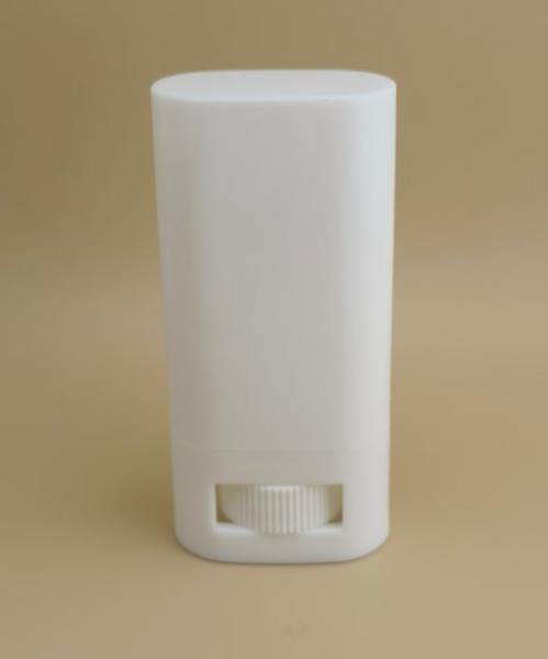 White Flat Smooth Lip Balm Packaging for Lipsticks