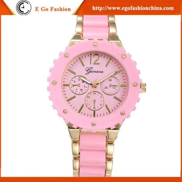 GV05 Rose Gold Luxury Watches for Woman Hotsale in USA GENEVA Watch Candy Quartz Watches