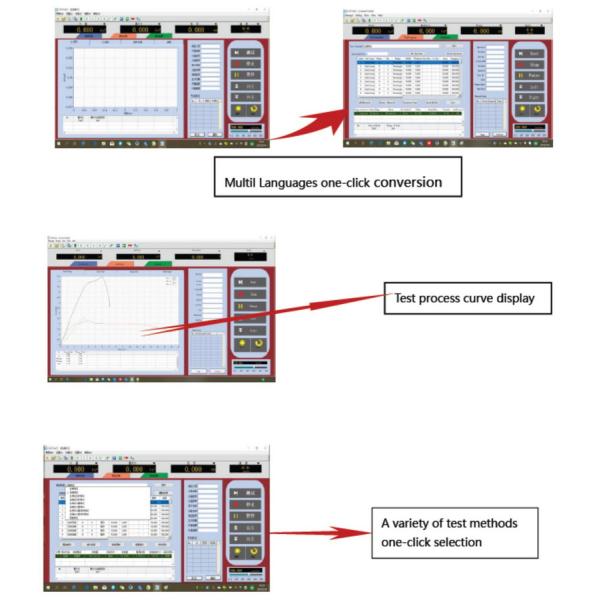 Double Column Servo Tensile Compression Universal Testing Machine with Automatic Correction