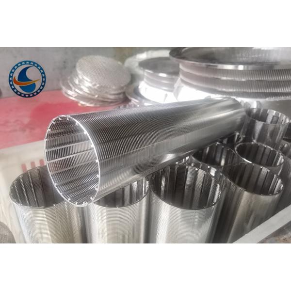 SS 316L OD65MM Cabeça de tela de fio de cunha 0,4 mm Para tratamento de águas residuais