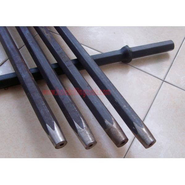 Steel Forging Tapered Rock Drill Rods Rustproof 19mm - 41mm Hole Diameter