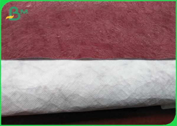 Cor vermelha branca preta não tecida laminada plutônio de Tyvek da tela do papel da impressora de Tyvek