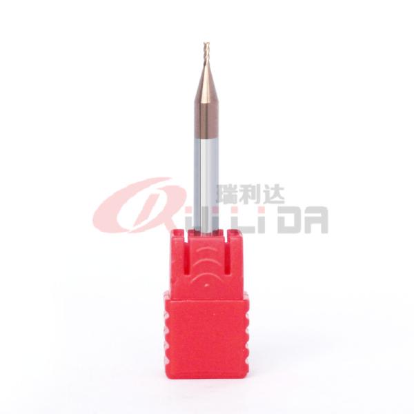 1mm 1/25” 2mm aço de liga de alumínio do moinho de extremidade de 1/8 4 flautas   Revestimento de TiSiN