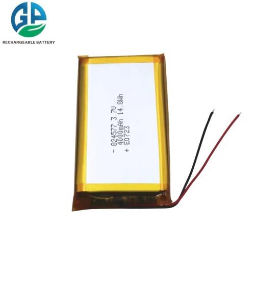 IEC 62133 824577 Batería recargable Lipo 4000mah 3.7v