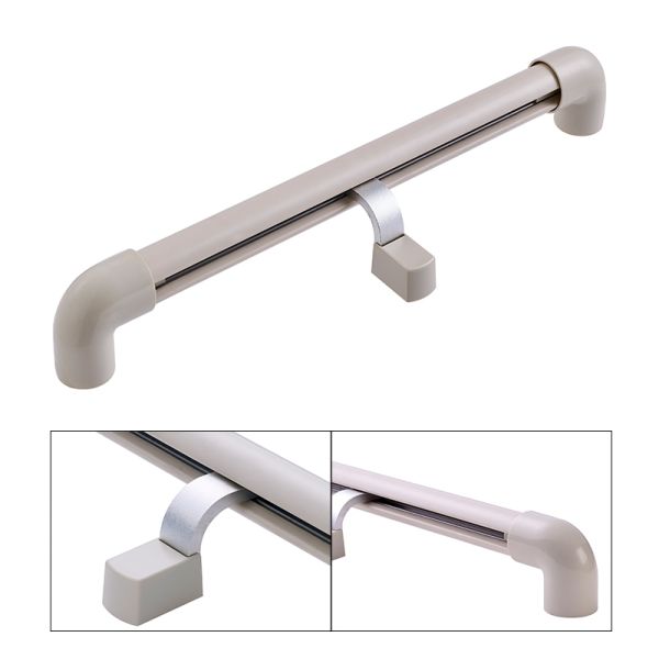 Relle Light Gray Stair Handrail, Non-Slip Safety Railing for Hospital