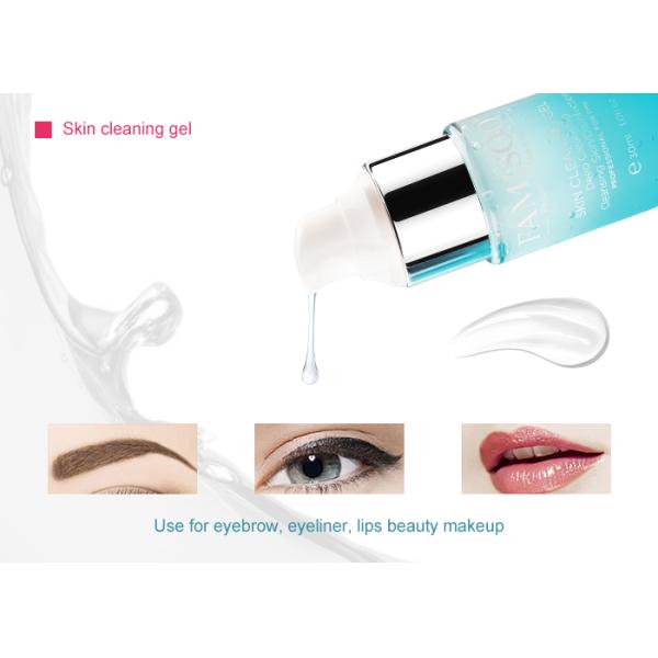 Гель кожи макияжа очищая для обеззараживания извлекая бровь/губы кутина