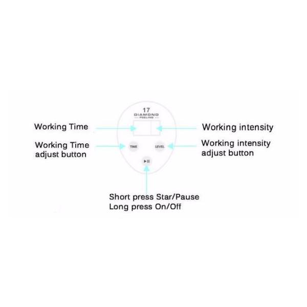 Diamond peeling home portable micro dermabrasion blackhead removal beauty machine