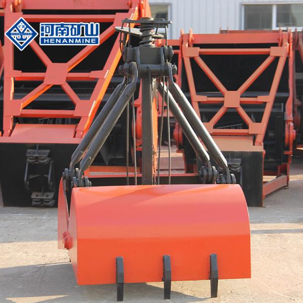 Remote Control Port Hydraulic Grab Bucket , Durable Heavy Equipment Spare Parts