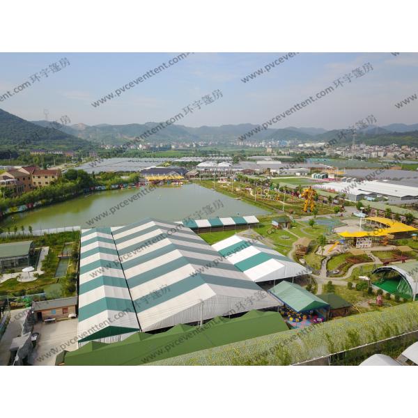 10*65M 25*60M White and Green Customized Color Clear Span Tent PVC Roof Cover Outdoor Event Tents for Farm