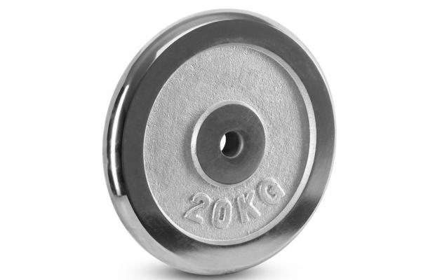 2.5kgs Gym Training Chrome Weight Plates Barbell Dumbbell Plates With 30mm Hole