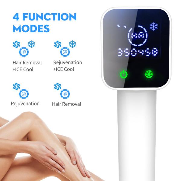 FCC Painless 4CM2 Pulsed Light Ice Cool IPL Permanent Hair Removal