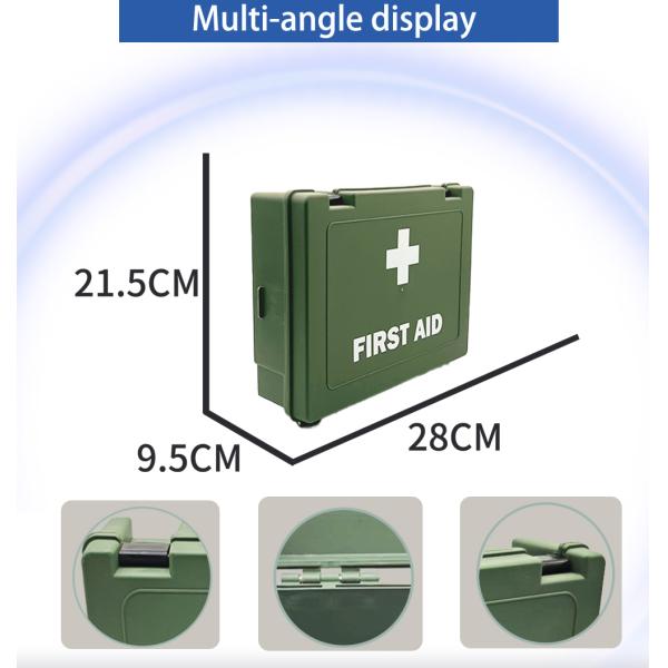 Trousse de premiers secours personnalisée, médicale de sauvetage, étanche, de survie, de préparation, en plastique, pour les voyages en plein air, le lieu de travail