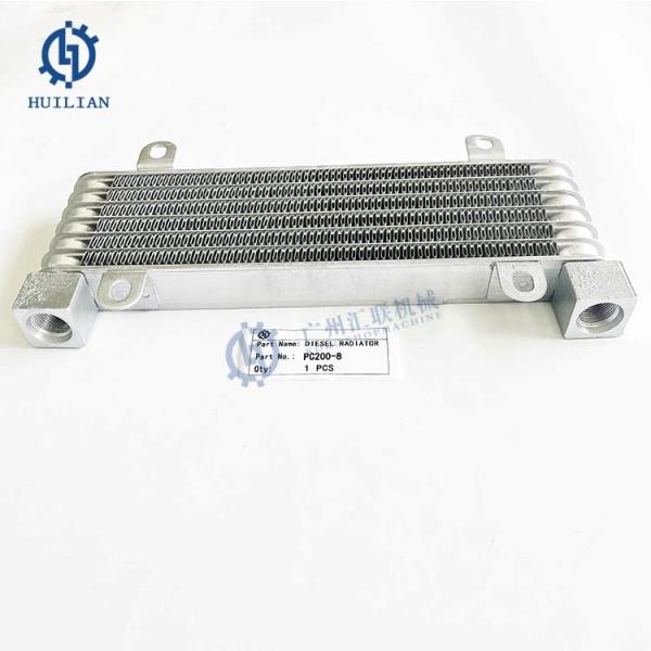 Radiador diesel de Spare Parts Komatsu PC220 PC200-8 PC240 da máquina escavadora da maquinaria de construção