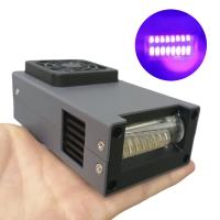 70W luz UV LED 385nm 395nm 405nm refrigeración por aire para el sistema de pintura de pegamento de resina