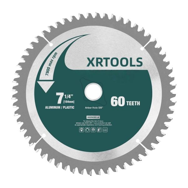 Professional 7.25 Inch Triple Chip Grind Blade | Melt-Free Acrylic & Plastic Cutting Blade