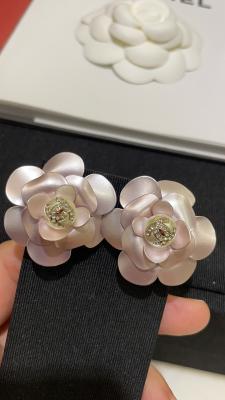 Pink Gold Luxury Earrings Aesthetic Exquisite Design With Diamonds