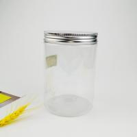 ISO9001 Sliver Aluminum 31mm Plastic Screw Cap Jars