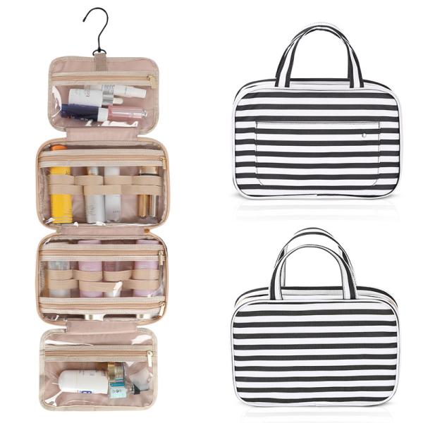 Beach  Car Toiletry Organizer Bag Beauty 600D Polyester 11X3X7.4 Inch