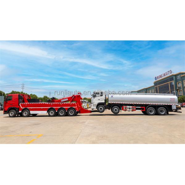 Howo Right Hand Drive Rotator Heavy Duty Wrecker Tow Truck 60 Ton Wrecker Towing Truck
