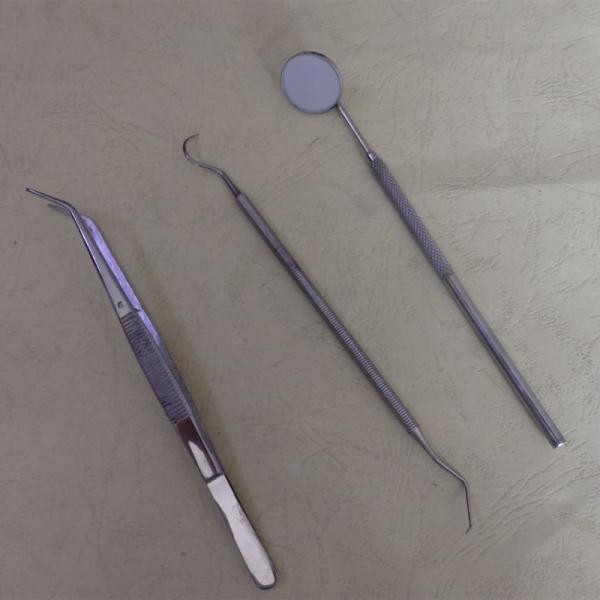 Крюк заботы зонда исследователя гигиены 3 зубов инструментального ящика гигиены устных аппаратур наборов зубоврачебный