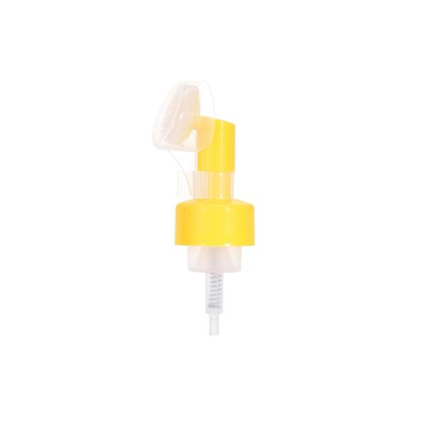 Bomba de espuma de escova de silicone de plástico 42/410 43/410 Dispensador de sabão de limpeza facial