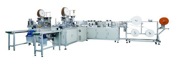 High Automation Degree Anti Pollution Mask Making Machine Beautiful Appearance