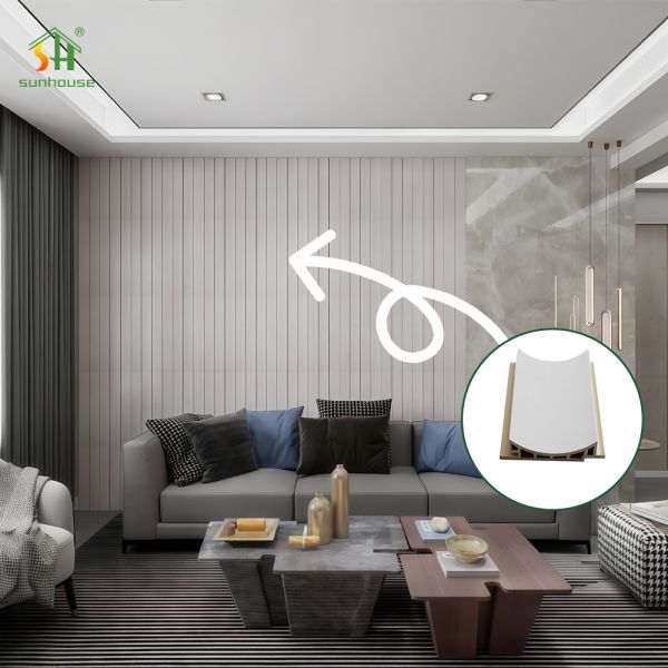 3D Embossed WPC Wall Panel for Exterior Wall Cladding System Application