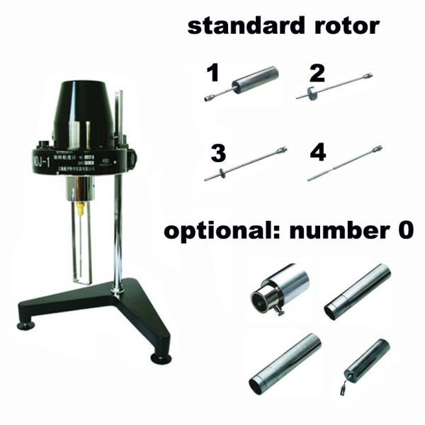 NDJ-1 laboratory scientific equipments Rotational viscometer viscosity instruments