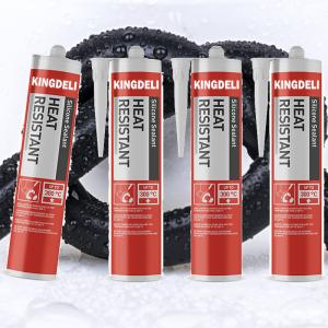 Multifuncional Grey Alta Temperatura Silicone cola à prova de calor Para Constru