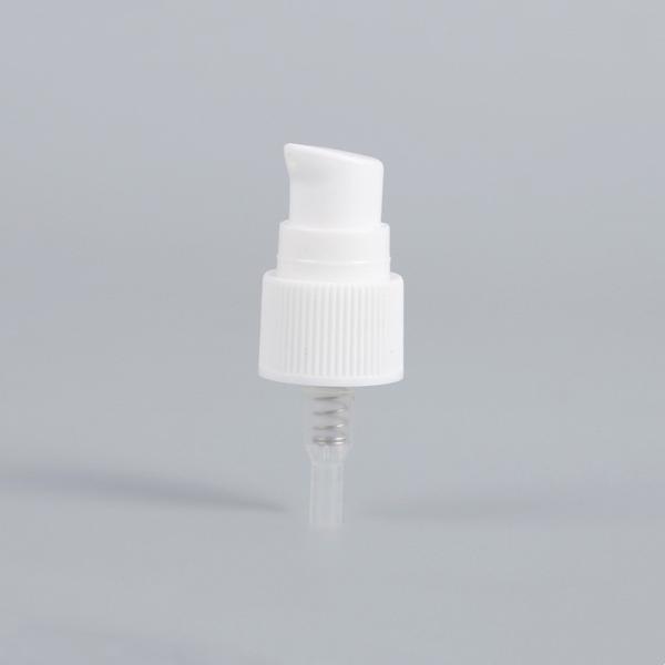 20/410 20mm Treatment Cream Pump White Plastic Lotion Pump With Cap