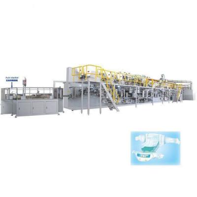 máquina adulta do tecido 160pcs/min com sistema de dobramento longitudinal
