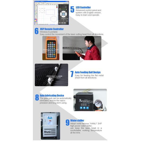 Круглая машина лазера волокна трубы металла, голубой автомат для резки лазера 3Д