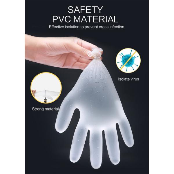 Disposal Hand Pvc Disposable Gloves Medical Grade Epidemic Prevention