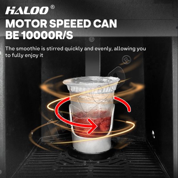 Haloo 32 inch fruit smoothie vending machine with 175 cups of large capacity color steel plate material  sturdy and durable