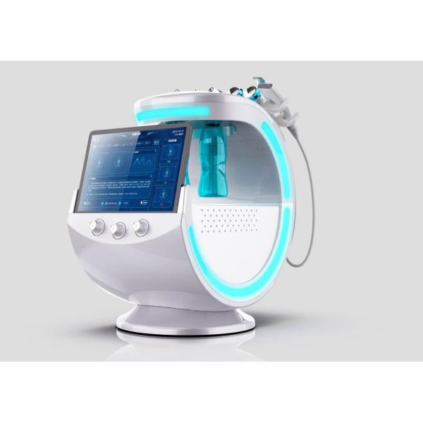 Máquina de limpieza azul hielo con tecnología de microdermoabrasión de hidratación